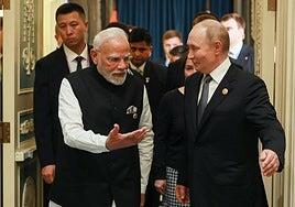 Putin afianza su relación con China e India y destaca su papel para «resolver la crisis ucraniana»