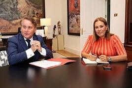 Astrid Pérez lidera en el Parlamento el inicio de la ronda presupuestaria 2026 junto al Consejo Consultivo