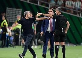 Cuatro partidos de sanción a Valverde por su expulsión en La Cartuja