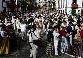 Teror cifra en casi 300.000 los visitantes a las Fiestas del Pino