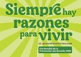 Razones para vivir frente a la ideación suicida: 222 personas se quitaron la vida en Canarias en 2024