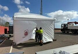 Puerto del Rosario estrena carpa modular