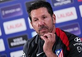 Simeone: «Necesitamos que la gente apoye al equipo y nosotros hacer un buen partido»