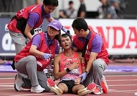 Un mundial de atletismo al límite: vómitos, mareos y convulsiones en la prueba masculina de marcha