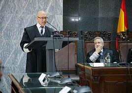 Parramón toma posesión: «La Audiencia soporta una carga excesiva y desproporcionada de trabajo»