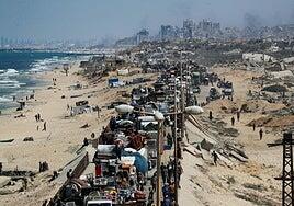 Netanyahu lleva al límite el pulso con Hamás e invade Gaza City hasta hacerla «arder»