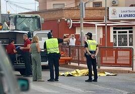 Muere una joven atropellada por un tractor en Cartagena