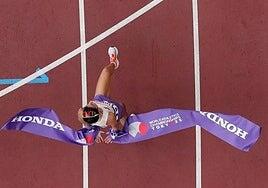 María Pérez empata con Carl Lewis, Bolt y Farah