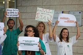 Los médicos arrancan la huelga por la estabilización
