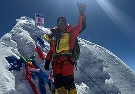 Joel Delgado se convierte en el primer canario en conquistar el Manaslu (8.163 m)