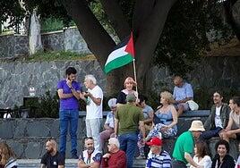 El parque Doramas acoge un acto en apoyo a la resistencia palestina