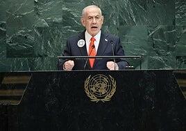 Las frases de Netanyahu ante la ONU: «Asesinar judíos tiene recompensa»