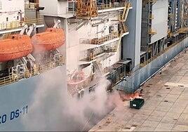 Tres encapuchados, una lancha y explosivos: el Puerto ensaya un atentado terrorista