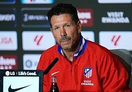 Simeone: «Habrá que hacer un gran esfuerzo, con solo tres días de descanso»