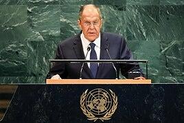 Lavrov en la ONU: «Cualquier agresión a Rusia recibirá una respuesta que no deje duda alguna»
