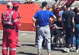 Layonel Ramírez apareció sobre la moto, casi sin ropa y a la deriva, pero en buen estado de salud