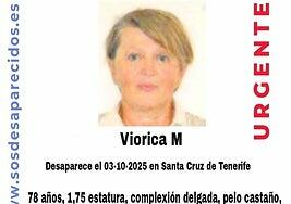 Buscan a Viorica, desaparecida en Santa Cruz de Tenerife
