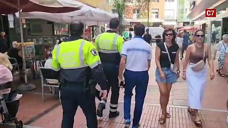 Inspeccionan terrazas en la capital grancanaria que agreden las palmeras