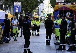 «El edificio se ha movido y una nube de polvo lo ha cubierto todo. No se veía nada ni se podía respirar»