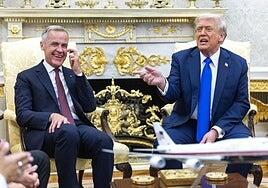 Trump y Carney exhiben sintonía pero sin grandes acuerdos