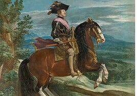 El retrato ecuestre de Felipe IV recupera su esplendor original en el Museo del Prado