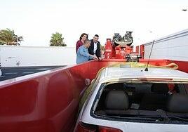 Material de estreno para extinguir incendios de vehículos eléctricos