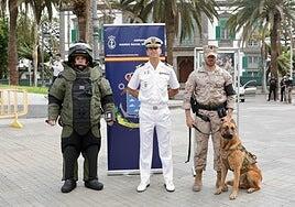 La plaza de la Feria se convierte en escaparate de la Armada este 12 de octubre