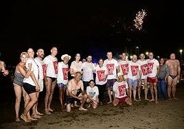 Chapuzón tradicional por La Naval