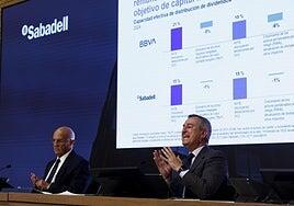 Solo un 2,8% de los clientes con acciones del Sabadell acuden a la opa de BBVA