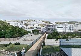 Agaete plantea unir el casco urbano con una pasarela de madera