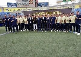 Ramírez brinda por Kirian y espera regalarle otro ascenso a la afición de la UD Las Palmas