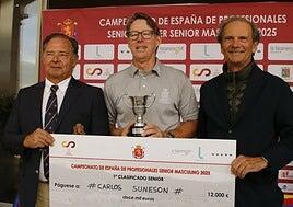 El grancanario Carlos Suneson, brillante campeón de España Senior de golf