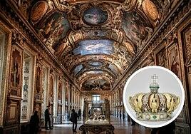 Estas son las joyas expuestas en la sala del Louvre en la que han robado