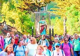 Peregrinación histórica en Moya