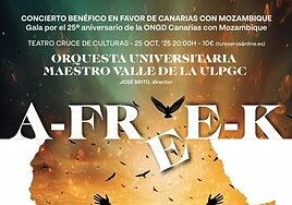 La ongd Canarias con Mozambique celebra su 25 aniversario con una gala benéfica en Agüimes