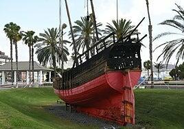 La nueva vida de la carabela La Niña en el parque de Santa Catalina