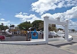 Mejoras en el parque de la plaza de La Mareta de Teguise