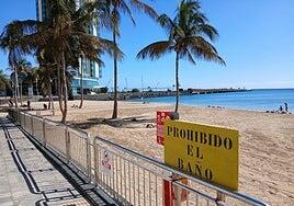 El Reducto, sin bañistas una semana después