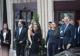La Familia Real ya está en Asturias: primera parada, el concierto en el Auditorio