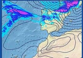 La Aemet advierte de la llegada de una masa de aire polar y Canarias ya sentencia el fin de semana