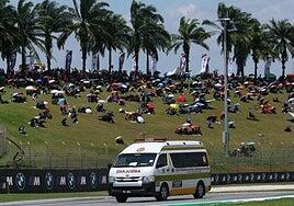 Rueda y Dettwiler, fuera de peligro tras un aterrador accidente en Malasia