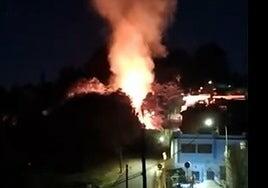 Controlado un incendio declarado en Valleseco tras afectar a unos 2.000 metros cuadrados de vegetación