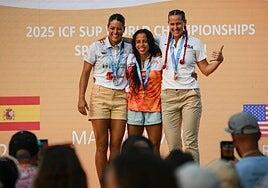 Imparable Alba Frey: tres medallas en el Mundial ICF de Abu Dabi