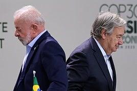 Guterres, en la Cumbre del Clima de Brasil: «La historia recordará lo que aquí se decida»