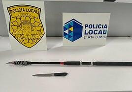 La Policía Local de Santa Lucía reduce a un hombre atrincherado en su vivienda de El Doctoral