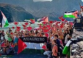 Agaete se solidariza con Palestina en defensa de los derechos humanos