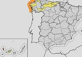 La borrasca Claudia obliga a la Aemet a encender los avisos en Canarias: lluvias muy intensas, crecidas de barrancos e inundaciones