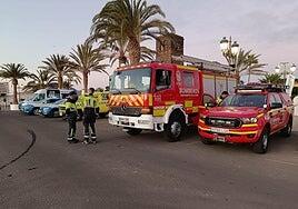 El dron de los Bomberos de La Oliva ayuda a localizar a un mayor desaparecido