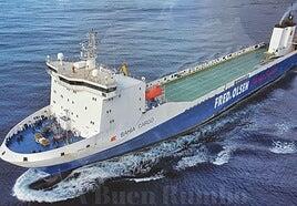 El Bahía Cargo de Fred. Olsen Express transporta más de 100.000 metros lineales de carga durante su primer año