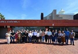 La plaza de la Música de Las Palmas de Gran Canaria ya honra la memoria de Jerónimo Saavedra